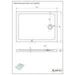 Піддон Swan Loyd 120х90 акриловий